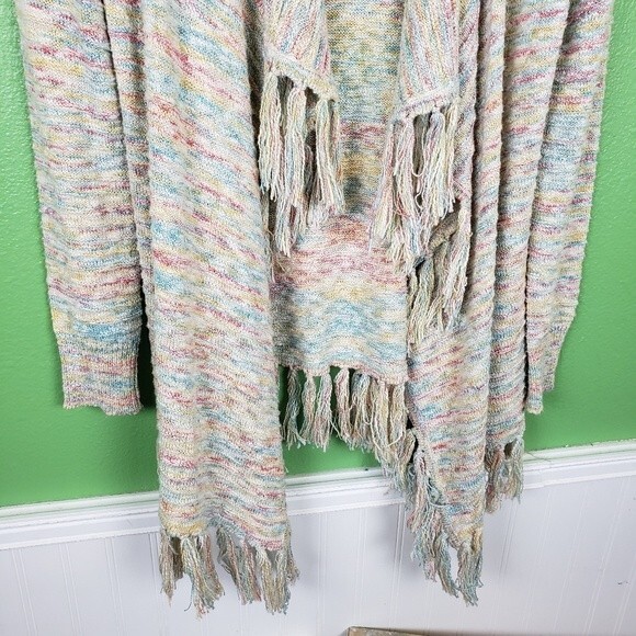 Wrangler Retro Boho Pastel Open Face Fringe jacket size Small - Picture 6 of 9
